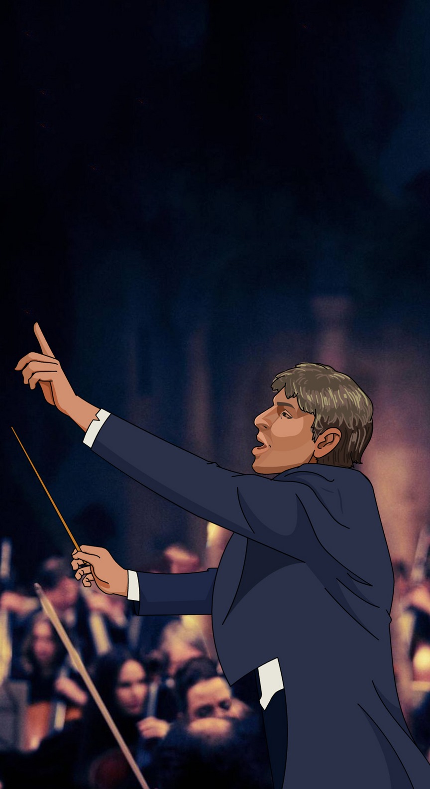 Illustration of the Mediator, a conductor bringing parts into balance