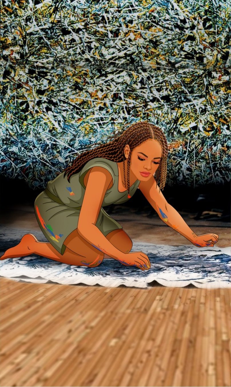 Illustration of the Life Enthusiast, dancing with open arms